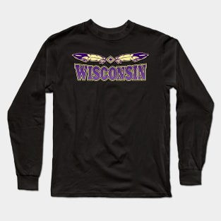 Wisconsin (Native American State) Long Sleeve T-Shirt